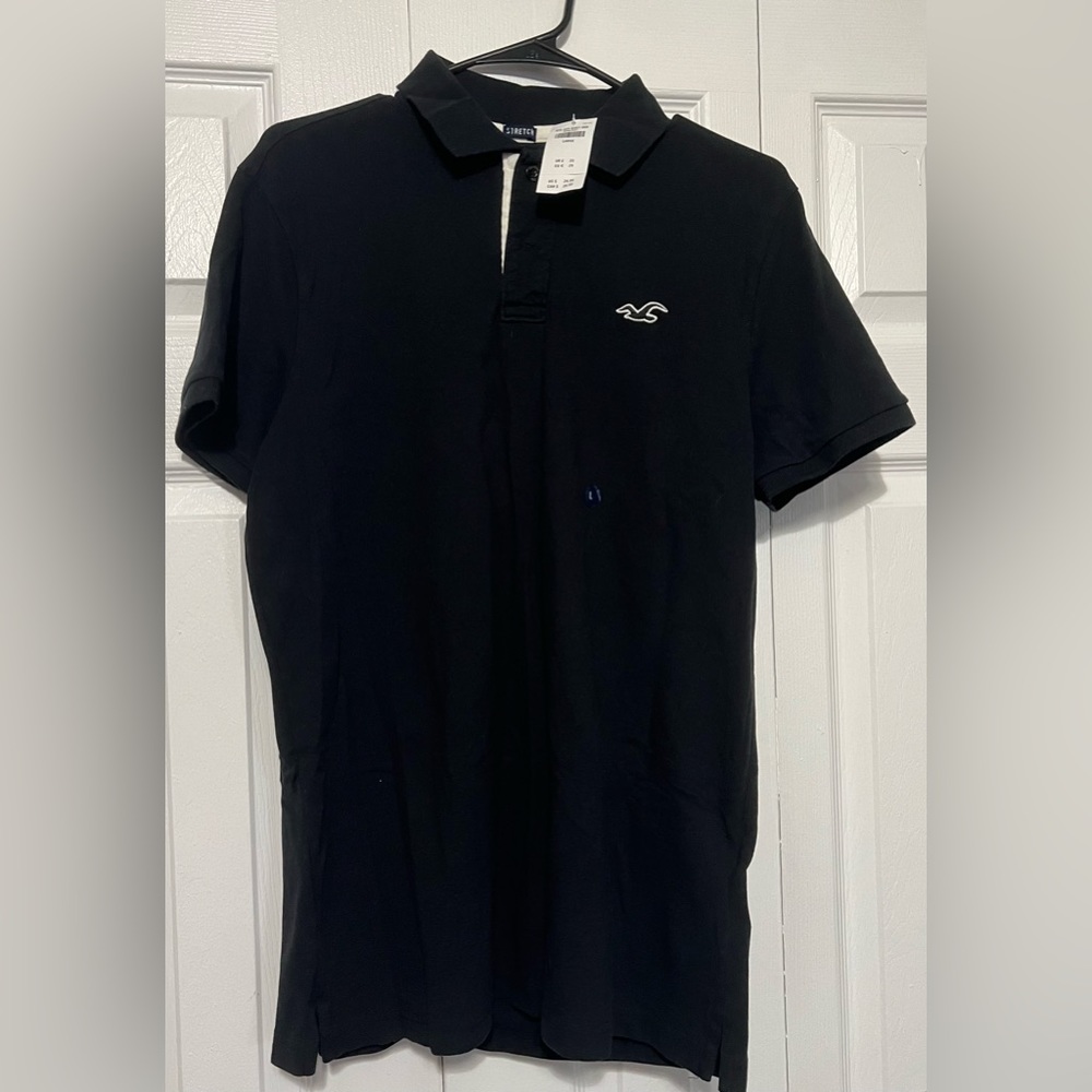 Hollister men stretch collar shirt new with tag size large